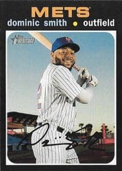 2020 Topps Heritage Base Set Dominic Smith #386 card