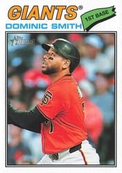2026 Topps Heritage Base Set Dominic Smith #225 card