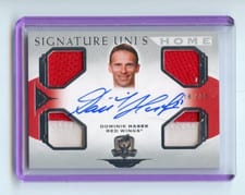 2020-21 Upper Deck The Cup Signature Home Unis Dominik Hasek #SHU-DH card