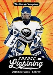 2024-25 Parkhurst Champions Crease Lightning Dominik Hasek #CL-2 card