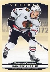 2022-23 Parkhurst Champions Base Set Dominik Kubalik #100 card