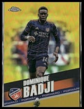 2022 Topps Chrome MLS Dominique Badji #73 card