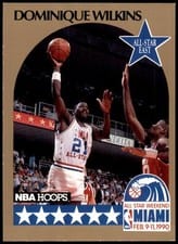 1990-91 Hoops Base Set Dominique Wilkins #12 card