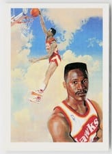 1990-91 Hoops Base Set Dominique Wilkins #355 card