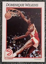 1991-92 Hoops Base Set Dominique Wilkins #7 card