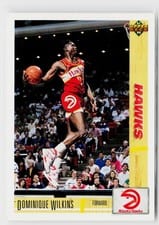 1991-92 Upper Deck Base Set Dominique Wilkins #255 card