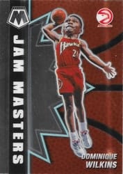 2020-21 Panini Mosaic Jam Masters Dominique Wilkins #13 card