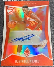 2023-24 Panini Phoenix Ascension Autographs Dominique Wilkins #AA-DWK card