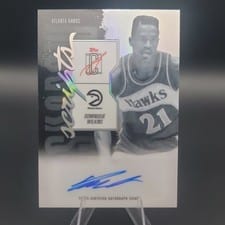 2025-26 Topps Signature Class Shadow Scripts Dominique Wilkins #SS-DW card