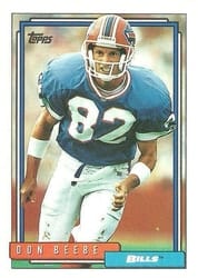 1992 Topps Base Set Don Beebe #68 card