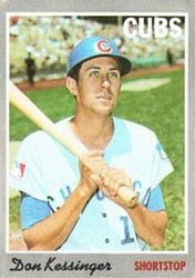 1970 Topps Base Set Don Kessinger #80 card
