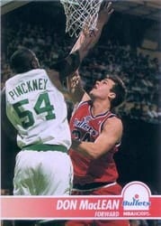 1994-95 Hoops Base Set Don MacLean #222 card