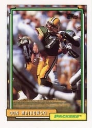 1992 Topps Base Set Don Majkowski #47 card