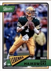 2018 Panini Classics Base Set Don Majkowski #159 card