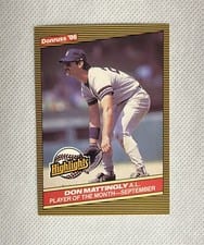 1986 Donruss Highlights Don Mattingly #48 card