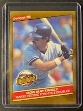 1986 Donruss Highlights Don Mattingly #53 card