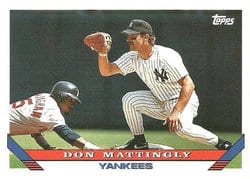 1993 Topps Base Set Don Mattingly #32 card