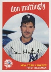 2018 Topps Archives Base Set Don Mattingly #23 card