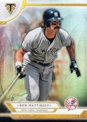 2018 Topps Triple Threads Base Set Don Mattingly #79 card