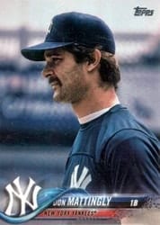 2018 Topps Update Base Set Don Mattingly #US20b card