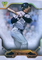 2020 Topps Triple Threads Base Set Don Mattingly #59 card