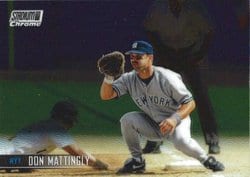 2021 Stadium Club Chrome Base Set Don Mattingly #149 card