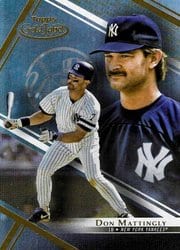 2021 Topps Gold Label Base Set Don Mattingly #84 card