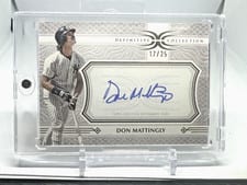 2022 Topps Definitive Collection Legendary Autographs Don Mattingly #LAC-DMA card