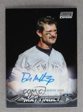2024 Stadium Club Chrome Autographs Don Mattingly #SCCA-DM card