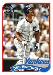 2024 Topps 1989 Topps Baseball 35th Anniversary (Series 1) Don Mattingly #89B-80 card