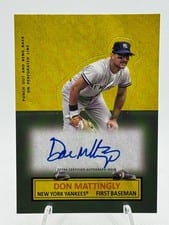 2025 Topps Archives 1964 Topps Stand-Ups Autographs Don Mattingly #64SUA-DM card