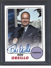 2024 Topps Archives Fan Favorite Autographs Don Orsillo #68FF-DO card