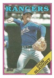 1988 Topps Base Set Don Slaught #462 card