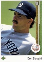 1989 Upper Deck Base Set Don Slaught #178 card