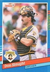 1991 Donruss Base Set Don Slaught #213 card