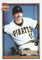 1991 Topps Base Set Don Slaught #221 card