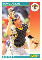 1992 Score Base Set Don Slaught #280 card