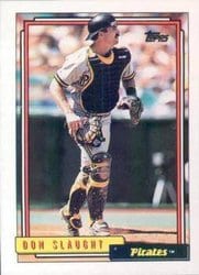 1992 Topps Base Set Don Slaught #524 card