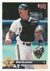 1993 Donruss Base Set Don Slaught #438 card