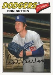 2018 Topps Archives Base Set Don Sutton #126 card