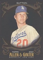 2021 Topps Allen & Ginter X Base Set Don Sutton #289 card
