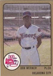 1988 ProCards Base Set Don Werner #37 card
