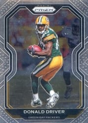 2020 Panini Prizm Base Set Donald Driver #214 card