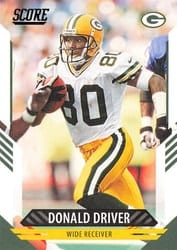 2021 Score Base Set Donald Driver #299 card