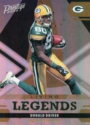 2022 Panini Prestige Living Legends Donald Driver #LL-6 card