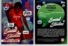 2024-25 Bowman University Chrome Social Studies Donavan Freeman #SS-13 card