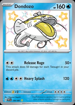Paldean Fates Dondozo #126 card