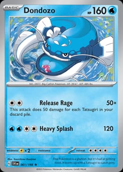 Scarlet & Violet Dondozo #61 card