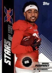 2020 Topps XFL Stars of the XFL Donnel Pumphrey #23 card