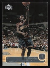 2002-03 Upper Deck Base Set Donnell Harvey #35 card